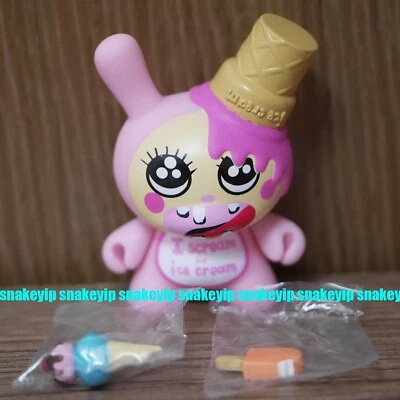Kidrobot 3"Dunny 2010 series I Scream for Ice Cream by Esther Kim Vinyl figure - Image 1 of 3