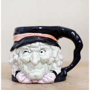Hexentasse von Fitz & Floyd 1988 / Rarität und Sammelfigur Steinzeug Becher - Bild 1 von 7