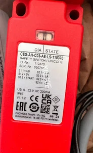 1PCS EUCHNER CES-AH-C03-AE-LS-110370 Brand new Safety switch Via Fedex or DHL - Picture 1 of 3