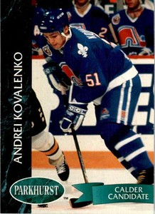 1992-93 Parkhurst Andrei Kovalenko #150