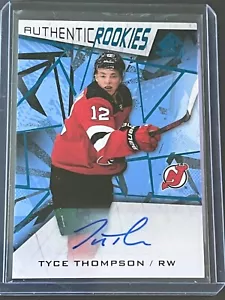 Tyce Thompson Authentic Rookies Blue Auto 2021 Upper Deck SP Game Used RC - Picture 1 of 2