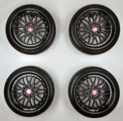 Audi Skoda Seat VW 19 Zoll Keskin KT 20 Retro Schwarz Matt mit 235/35R19 Nexen - Bild 1 von 4