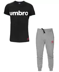 Umbro Tuta Uomo Pantalone Lungo Mezza Manica in Punto Cotone Art. 10075 - Foto 1 di 8