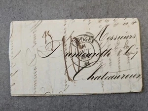 (LET258) LAC LETTRE 1835 De Limoges pour Chateauroux - Picture 1 of 3