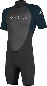 O'Neill Reactor 2mm Spring Shorty Wetsuit - Men's - Large / Black/Slate - Picture 1 of 3