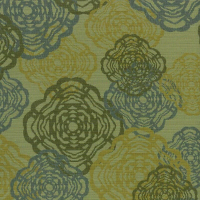 Marrakech Vista Green Floral Upholstery Fabric 1266-680 - Image 1 of 2
