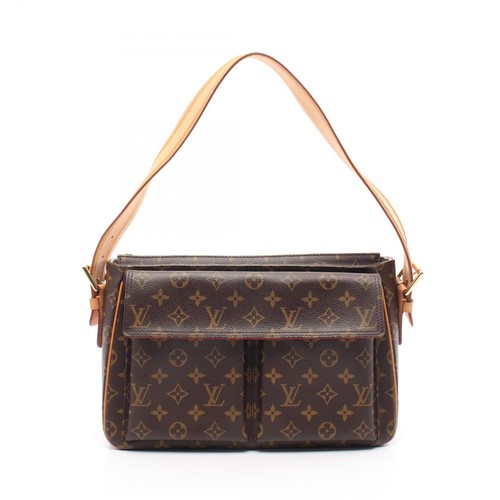 LOUIS VUITTON（LV） Borsa a tracolla Louis Vuitton Vivacite GM M51163 Monogram pelle marrone usata LV