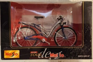 Tour de Maisto 1:12 Die Cast Metal Bicycle Audi Quattro Citybike New In Box - Picture 1 of 4