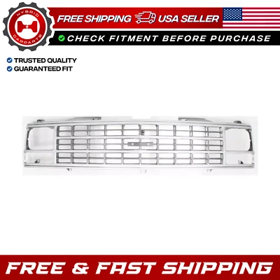 Nuevo conjunto de parrilla delantera para Chevrolet C1500 K1500 C2500 C3500 K3500 1988-1993 Foto 1 de 4