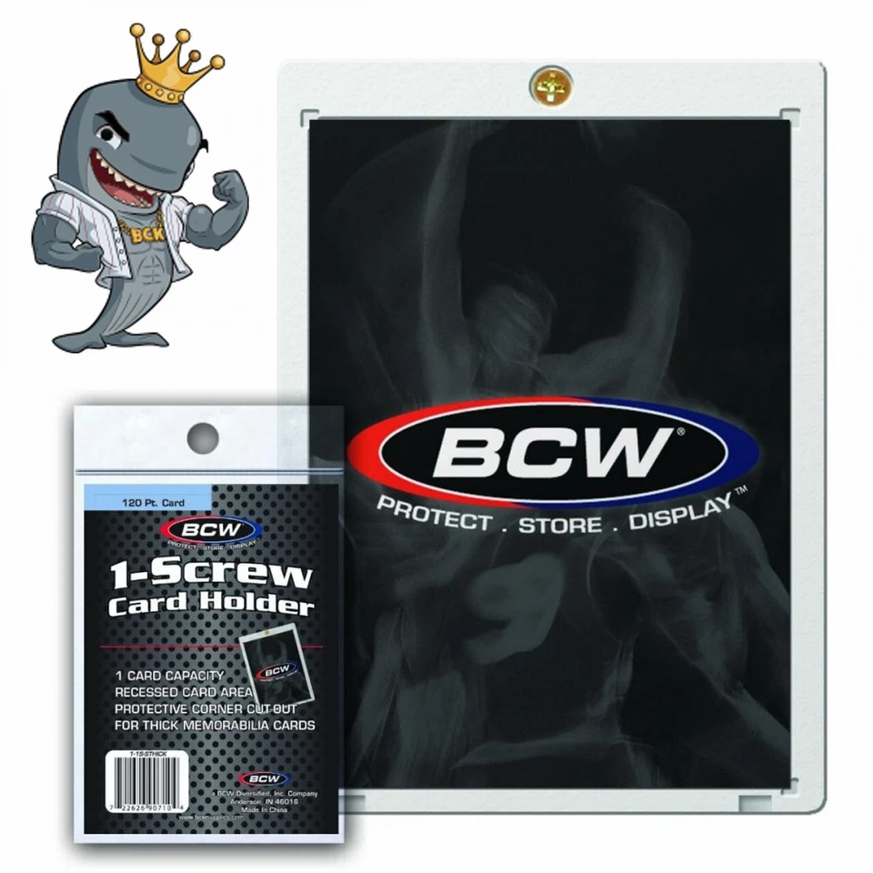 BCW 1-Screw Card Holder 120pt FREE SHIP - Image 1 of 1