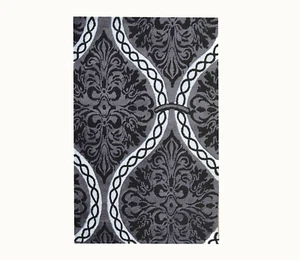 Thick Hand Tufted Modern Design Wool Carpet for Living Room, Bedroom, Drawing. - Picture 1 of 7