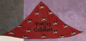 Disney Cruise Lines Pirates Of The Caribbean Costume Red Handkerchief Bandana - Picture 1 of 5