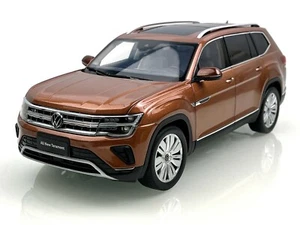 1:18 Volkswagen All New Teramont SUV 2021 Brown Diecast Metal Model Car - Picture 1 of 9