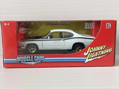 Johnny Lightning 1:18 1971 Plymouth Duster 340 Alloy Collectible Car Model Toys  - Image 1 of 4