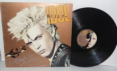 BILLY IDOL Whiplash Smile LP Orig VG+ Plays Well 1986 Chrysalis OV41514 Vinyl - Image 1 of 4