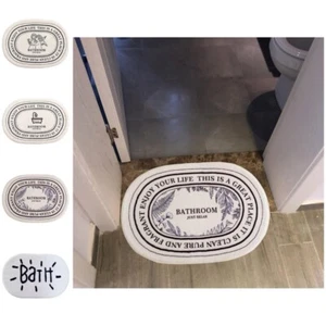 Doorway Carpet Soft Texture Falling Prevent Plush Non-slip Floor Mat Bathroom - Picture 1 of 11