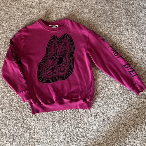 Felpa Alexander McQueen McQ pullover coniglietto marrone taglia XS vestibilità rilassata