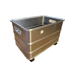 Alubox Transportwagen Kiste Rollkiste Aluminiumbox Rollen Rollcontainer Lagerbox - Bild 1 von 7