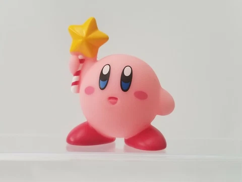 Nintendo 2" Kirby Figure Star Rod Cover
