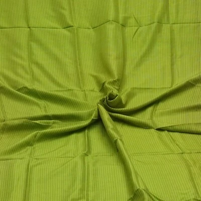 De colección Verde 100% Seda Pura Telar Manual Rayas Sari Remanente 4YD Tela Artesanal Chatarra Foto 1 de 4