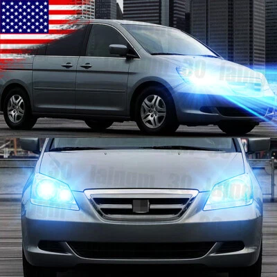 LED Headlight Conversion Kit For Honda Odyssey 2005-10 9005 9006 Hi Lo Beam Bulb - Image 1 of 4