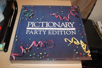 PICTIONARY PARTY EDITION 1989 Draw Sketch Game NEW SEALED USA Vintage Family Fun - Image 1 of 4