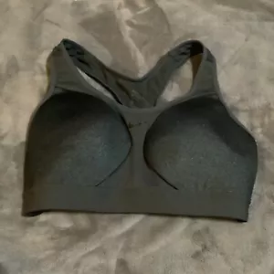 Nike High Support Sports Bra Training Mesh Dri-FIT Women's S Shimmer Gray - Picture 1 of 6