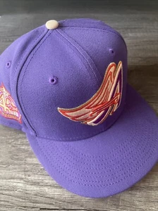 Los Angeles Angels 40th Anniversary 59fifty New Era Fitted Hat Cap 7 5/8 - Picture 1 of 9