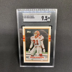 Deion Sanders 1989 Topps Traded Rookie (RC) SGC MINT+ 9.5 #30T Falcons - Picture 1 of 3