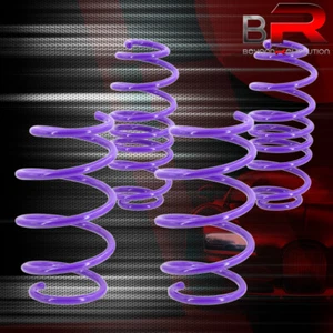 For 1995-1998 240SX S14 Silvia Suspension 1.4"F / 1.0"R Lowering Springs Purple - Picture 1 of 3