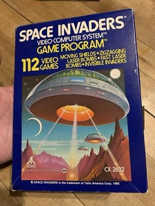 Atari 2600 Space Invaders Sealed Unopened Factory Sealed New Early Print Vintage - Picture 1 of 9