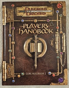 D&D Players Handbook Core Rulebook 1 8/2000 3rd HB Print T-11550-01 Postpaid2U - Picture 1 of 10
