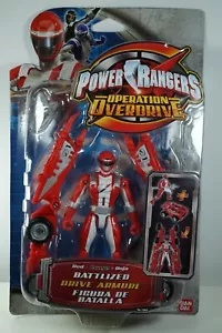 POWER RANGERS Operation Overdrive RED RANGER Figure Battlized Buggy Sealed NEW! - Picture 1 of 6