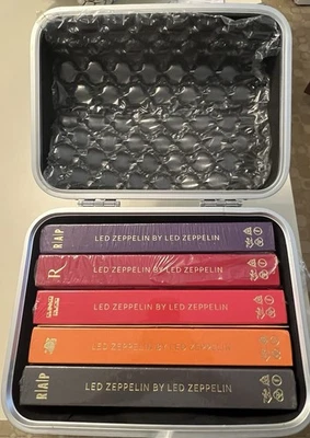 Libro 50 Aniversario Led Zeppelin por Led Zeppelin Juego de 5 Edición con Estuche RARO Foto 1 de 4