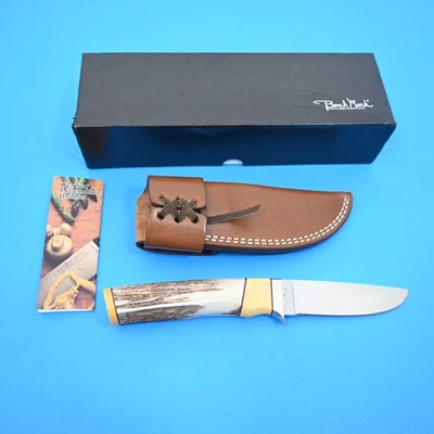 CUCHILLOS MARCA DE BANCO, GERBER, CUCHILLO CIERVO ESCASO "CAROLINA HUNTER" - COMO NUEVO CON CAJA Foto 1 de 4