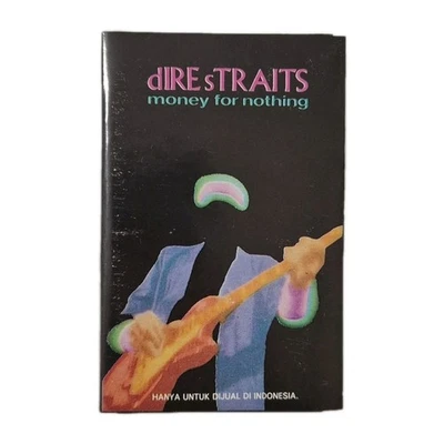 DIRE STRAITS 'Money For Nothing' 1988 Cassette Tape Album Indonesian Pressing - Image 1 of 4