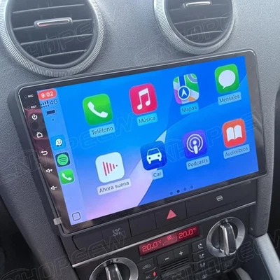 2+64GB Für AUDI A3 8P 2003-2012 Android 15 Autoradio Apple Carplay GPS Navi WIFI - Bild 1 von 4
