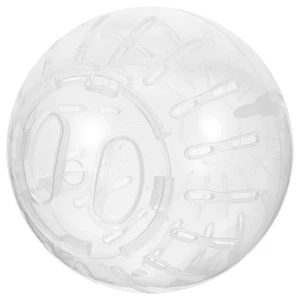Weißer Hamster Gymnastikball 10 cm Sicher Kunststoff Kleintier Laufspielzeug - Bild 1 von 12
