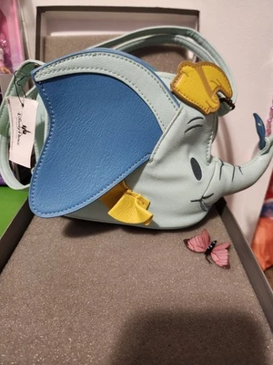 Disney Parks Dress Shop Bolso Bandolera de Cuero Sintético en Forma de Dumbo Cartera Circo Foto 1 de 4