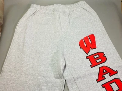 Wisconsin Badgers 2XL Unisex Sweatpants - Vintage TCX Apparel - NEW W/TAGS - Image 1 of 4