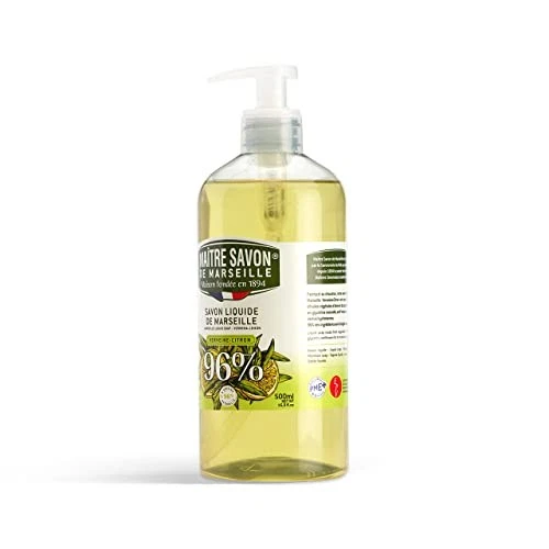 Maître Savon de Marseille - Savon de Marseille liquide VERVEINE-CITRON - 500m... - Photo 1/3