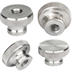 M3 M4 M5 M6 M8 M10 M12 Rändelmutter Hohe Form Edelstahl Rändelmuttern Rundmutter - Bild 1 von 11