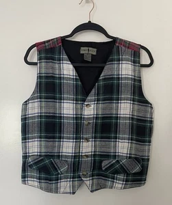 Robert Stock Men’s Formal Multicolor Plaid Waistcoast Size M - Picture 1 of 7