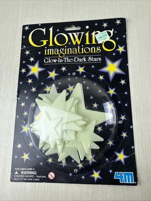 Glowing Imaginations Glow-In-The-Dark Stars, 4M Vintage 2004 Nuevo Foto 1 de 3