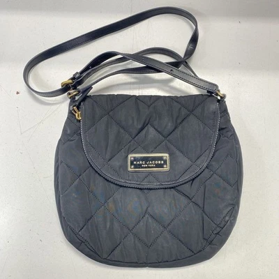 Marc Jacobs Black Quilted Crossbody Adjustable Strap Bag - Image 1 of 4