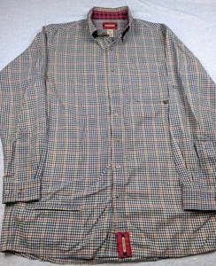 Camisa de campo BraeVal Tiera para hombre mediana a cuadros manga larga mezcla de lana merino - Imagen 1 de 13