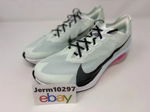 New Men's Nike ZoomX Vaporfly Next% 4 Green Pink Size 10 #HF6414 101 MSRP $270 - Picture 1 of 10