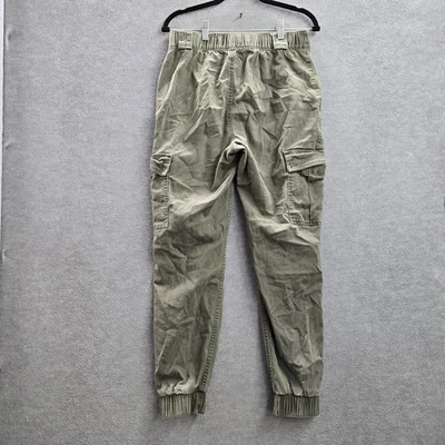 Pantalones de mujer Hollister M verde cargo jogger tiro ultra alto LEER Foto 1 de 4