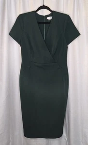Calvin Klein Essential Wear to Work Emerald Dark Green Corpcore Business sz 10 - Picture 1 of 8