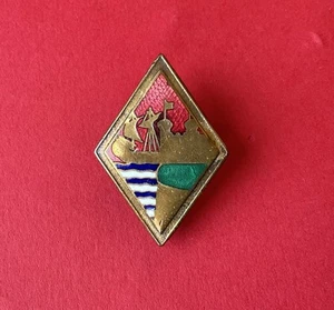 Rare Vintage Bristol County Enamel pin badge girl guides guiding Boy Scout Curio - Picture 1 of 8